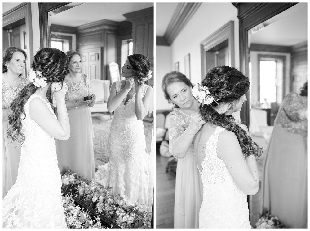 A blush, romantic, rustic wedding at Dulany's Overlook in Frederick, Maryland.