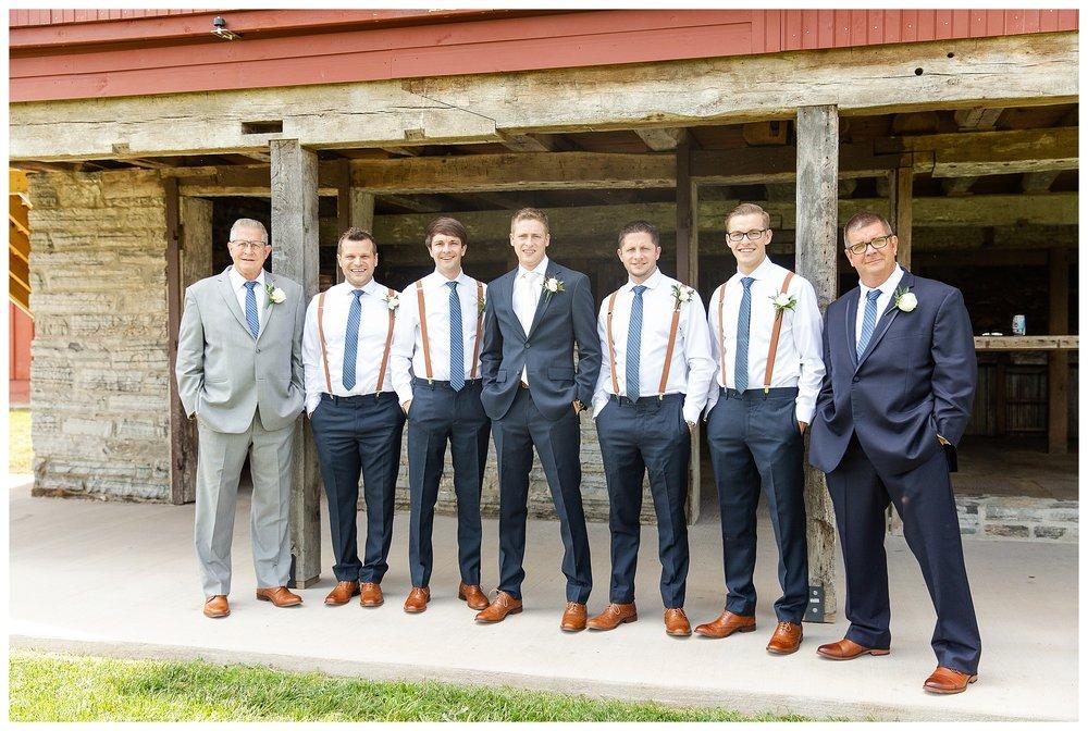 A blush, romantic, rustic wedding at Dulany's Overlook in Frederick, Maryland.