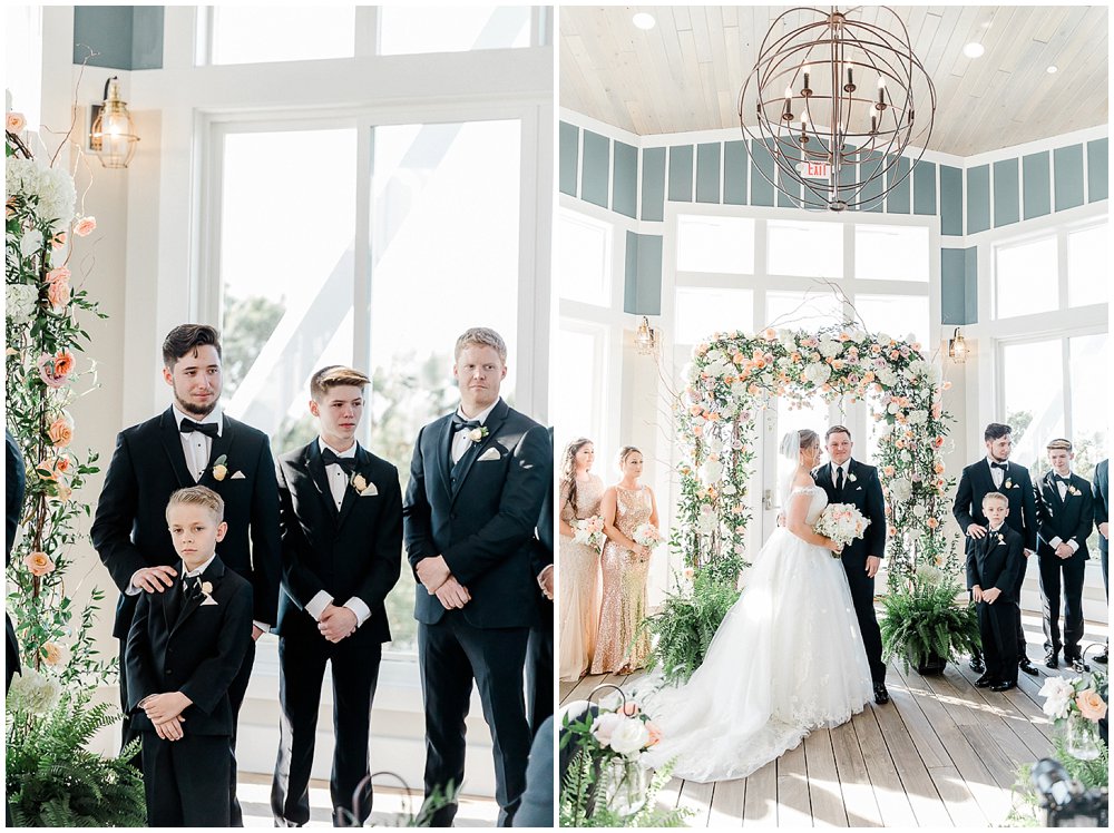 A black tie wedding at the Chesapeake Bay Beach Club on the Eastern Shore of Maryland.