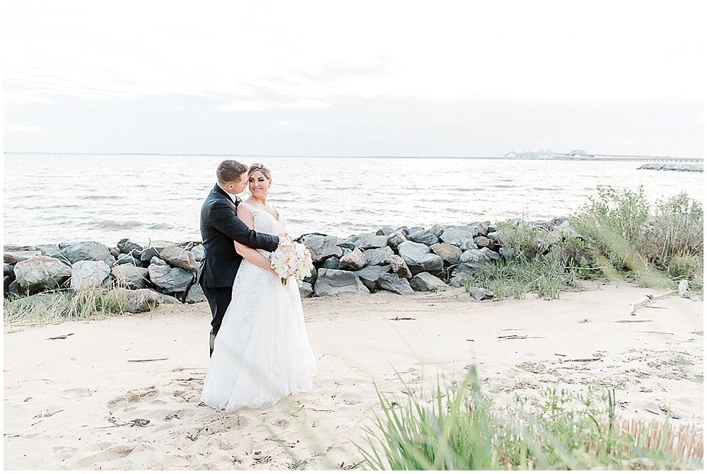 A black tie wedding at the Chesapeake Bay Beach Club on the Eastern Shore of Maryland.