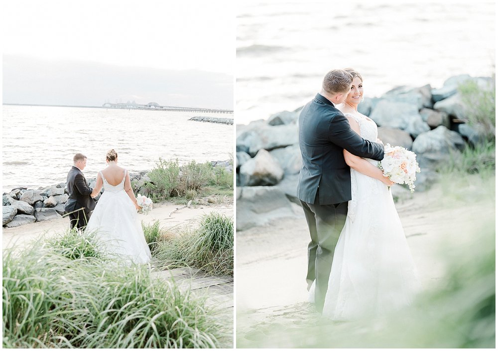 A black tie wedding at the Chesapeake Bay Beach Club on the Eastern Shore of Maryland.