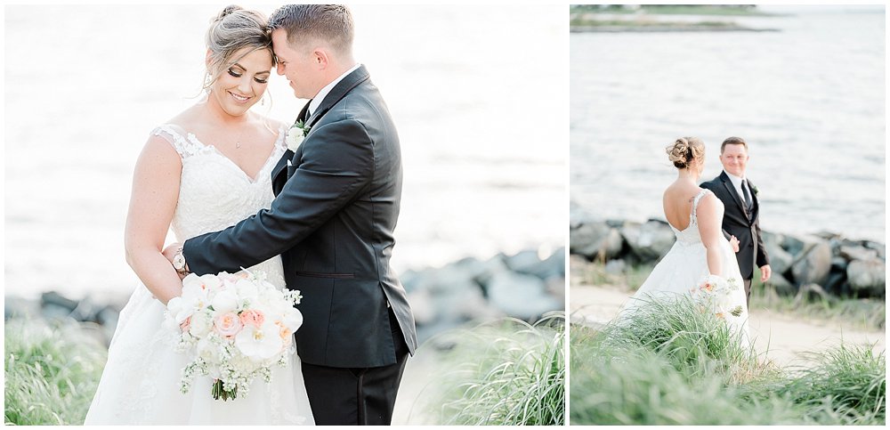 A black tie wedding at the Chesapeake Bay Beach Club on the Eastern Shore of Maryland.