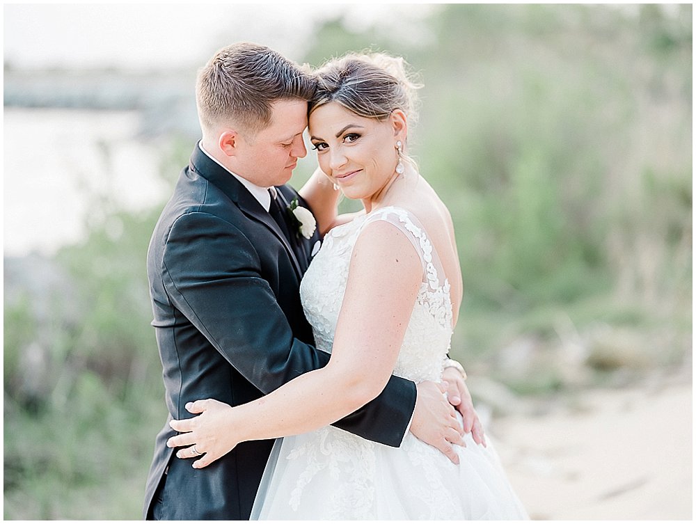 A black tie wedding at the Chesapeake Bay Beach Club on the Eastern Shore of Maryland.