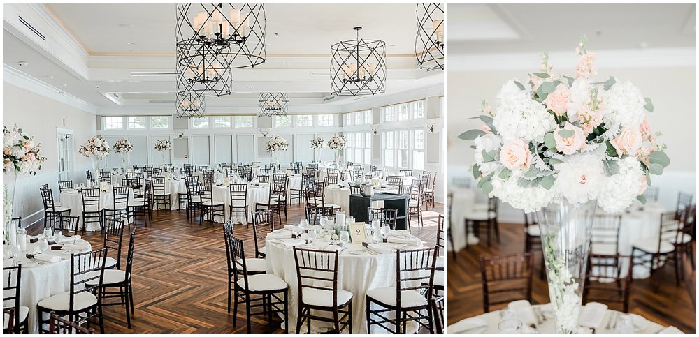 A black tie wedding at the Chesapeake Bay Beach Club on the Eastern Shore of Maryland.