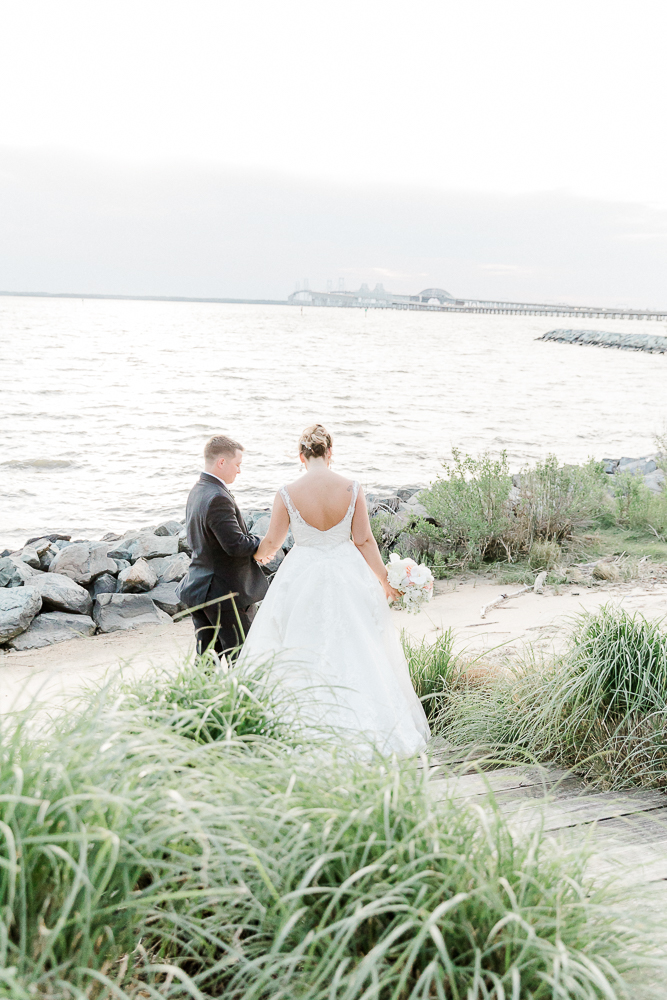 A luxurious, black tie wedding at the Chesapeake Bay Beach Club in Annapolis, Maryland.