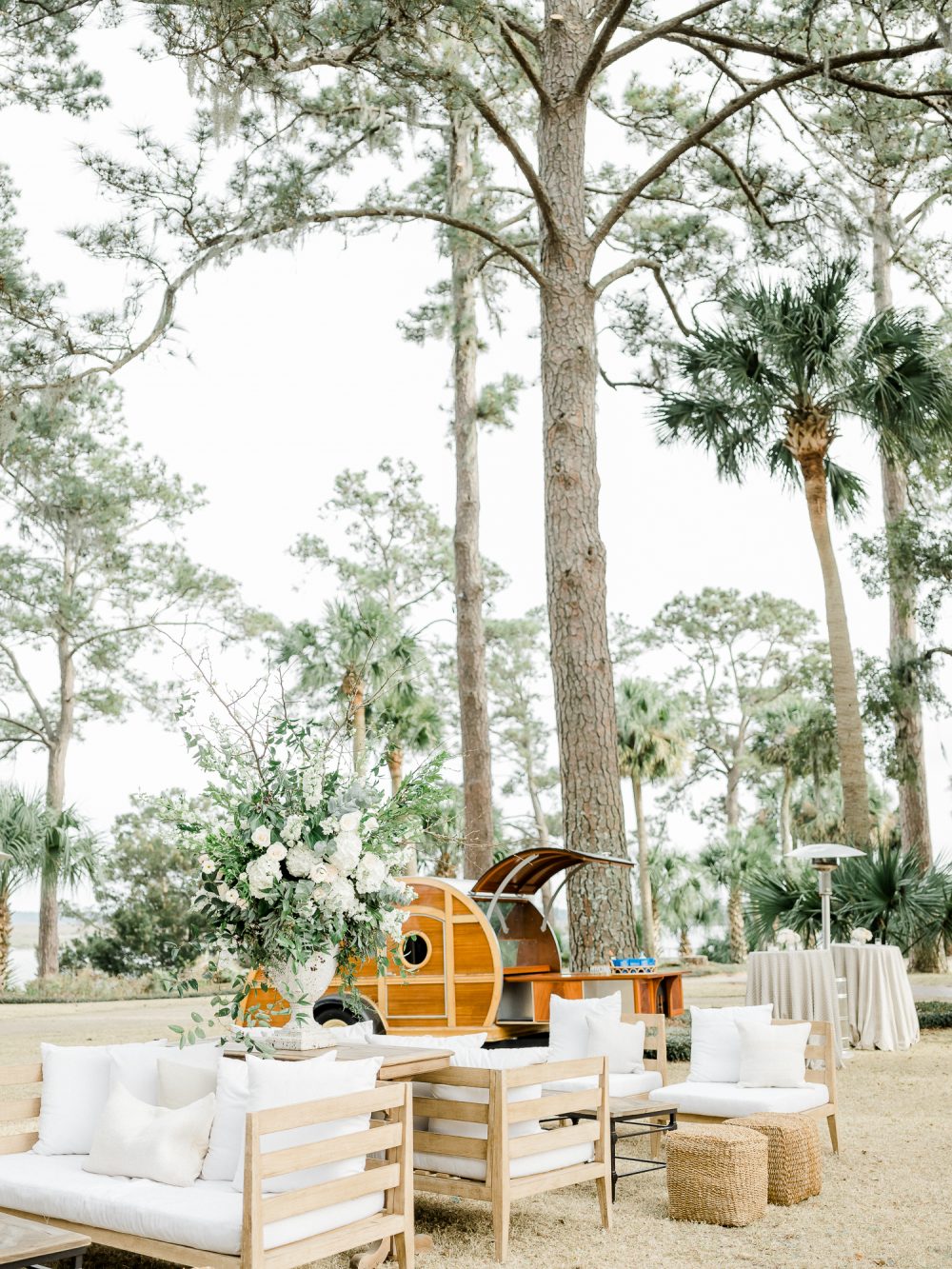 A southern, happy, pink wedding at the Montage Palmetto Bluff in South Carolina.