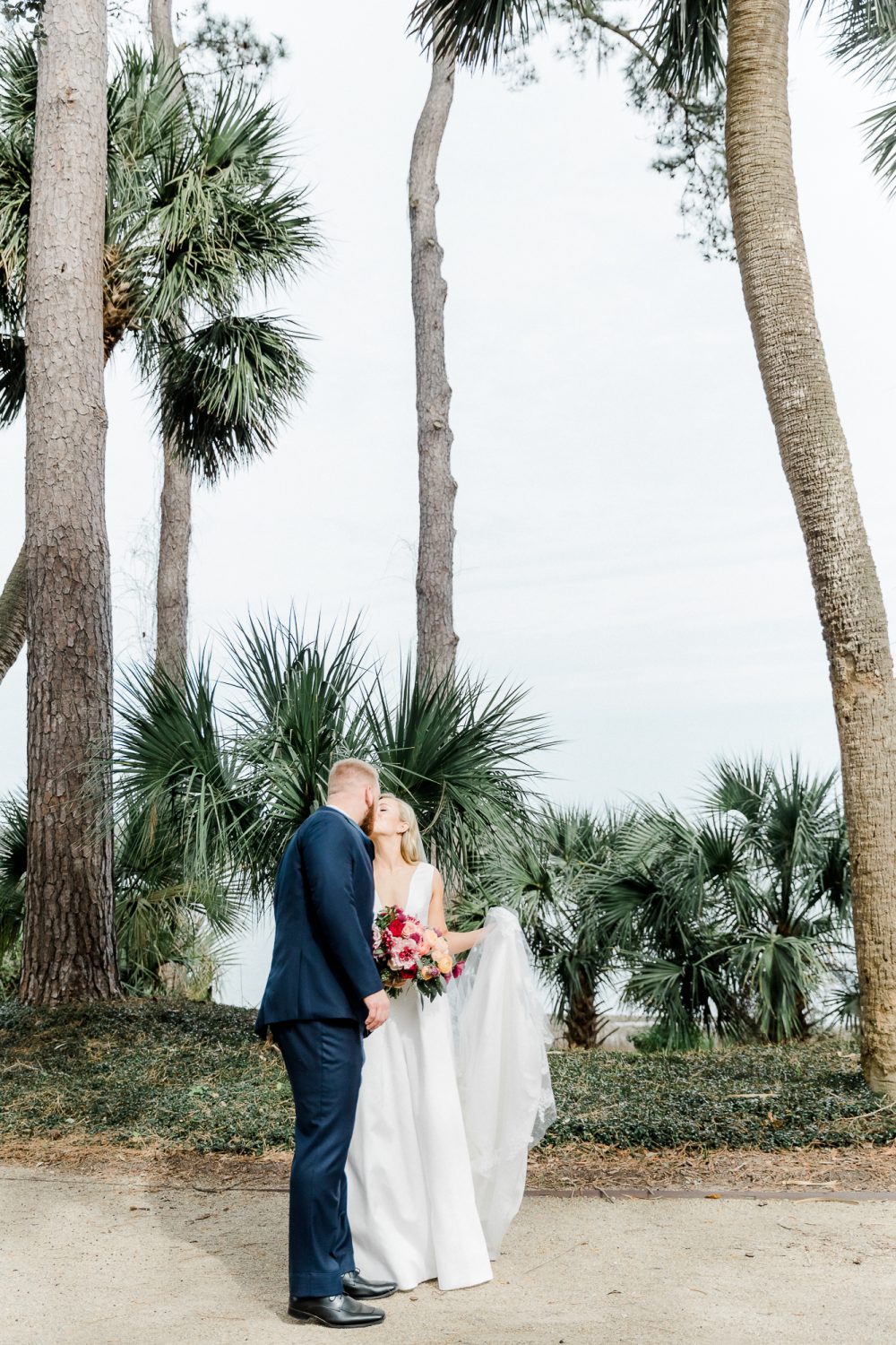 A southern, happy, pink wedding at the Montage Palmetto Bluff in South Carolina.