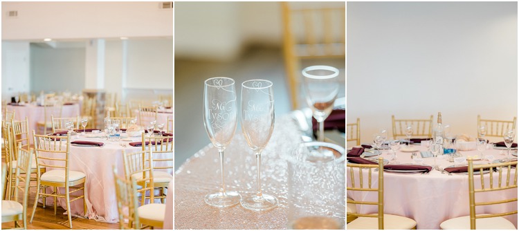 Classic waterfront wedding at the Bayfront Club in Edgemere, Maryland.