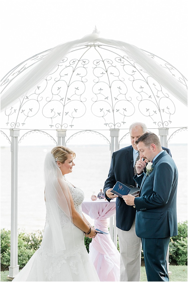 Classic waterfront wedding at the Bayfront Club in Edgemere, Maryland.