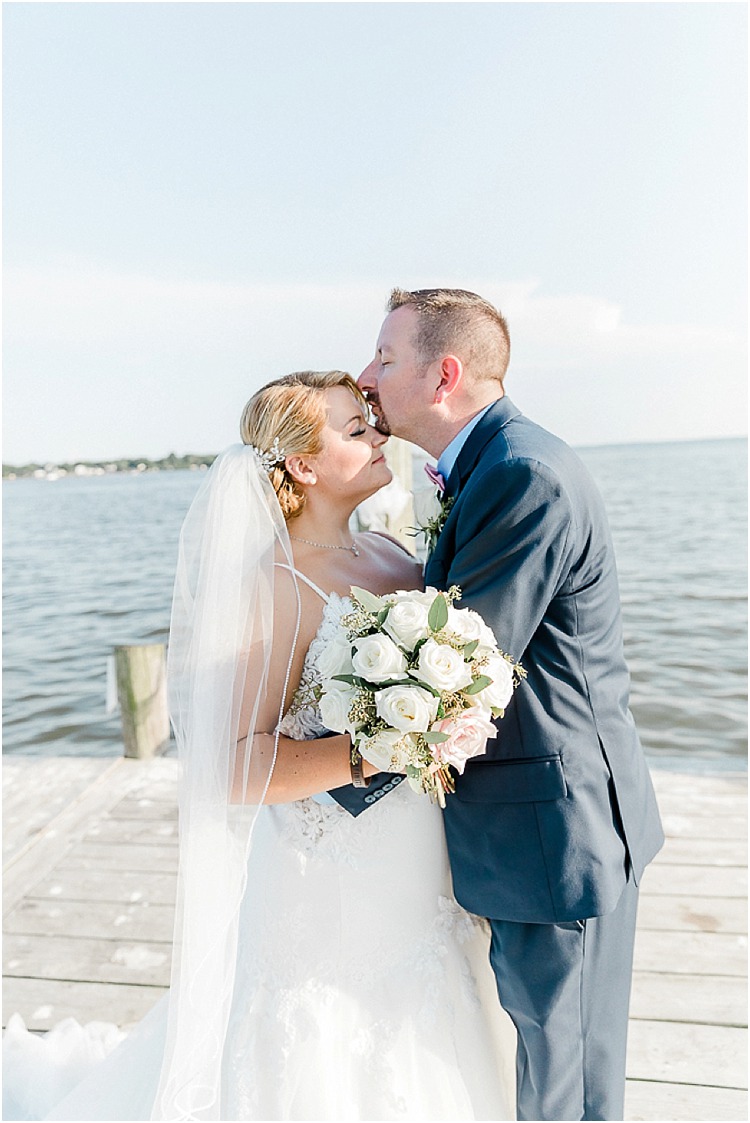 Classic waterfront wedding at the Bayfront Club in Edgemere, Maryland.