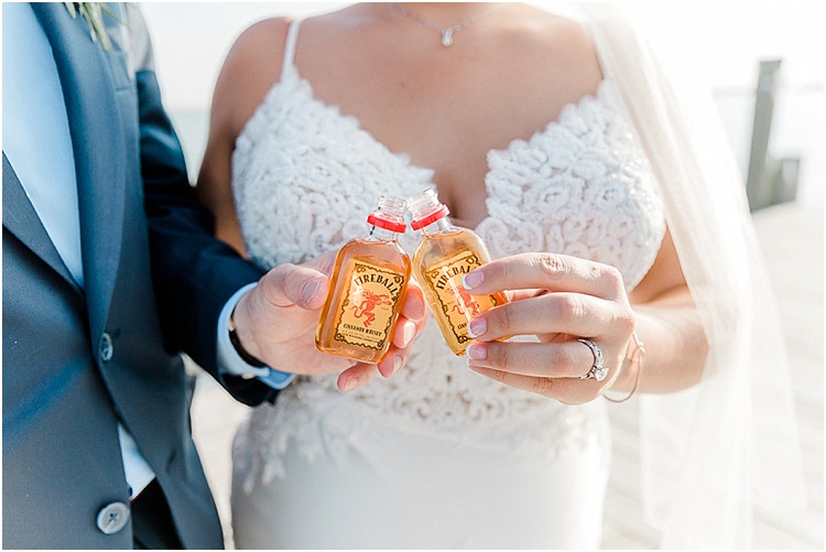 Classic waterfront wedding at the Bayfront Club in Edgemere, Maryland.