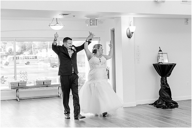 Classic waterfront wedding at the Bayfront Club in Edgemere, Maryland.