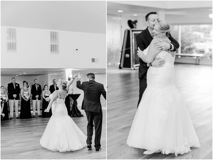 Classic waterfront wedding at the Bayfront Club in Edgemere, Maryland.