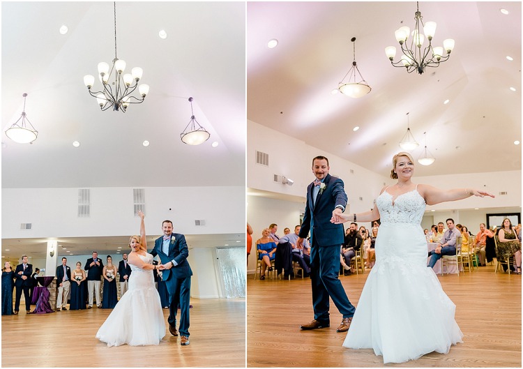 Classic waterfront wedding at the Bayfront Club in Edgemere, Maryland.