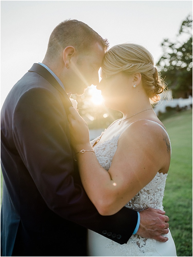 Classic waterfront wedding at the Bayfront Club in Edgemere, Maryland.