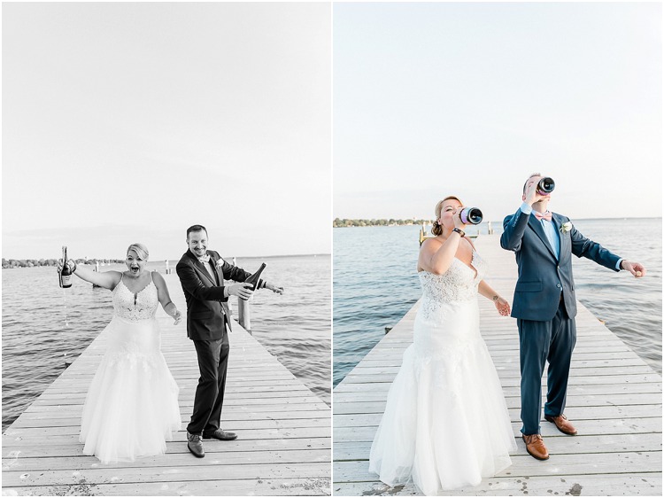 Classic waterfront wedding at the Bayfront Club in Edgemere, Maryland.