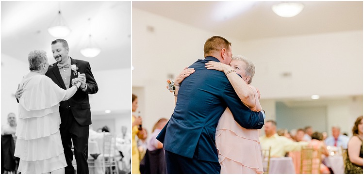 Classic waterfront wedding at the Bayfront Club in Edgemere, Maryland.