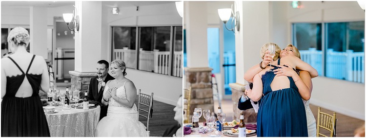 Classic waterfront wedding at the Bayfront Club in Edgemere, Maryland.