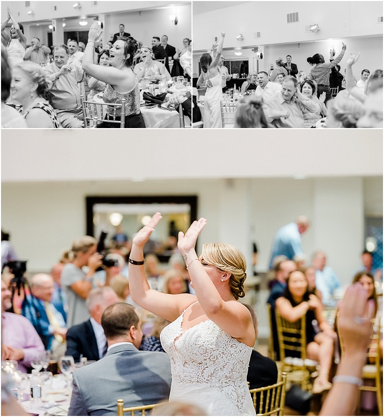 Classic waterfront wedding at the Bayfront Club in Edgemere, Maryland.