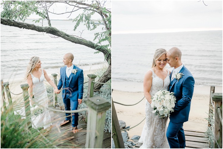 A CBBC Beach House wedding in Kent Island, Maryland. Classic, elegant, waterfront wedding.