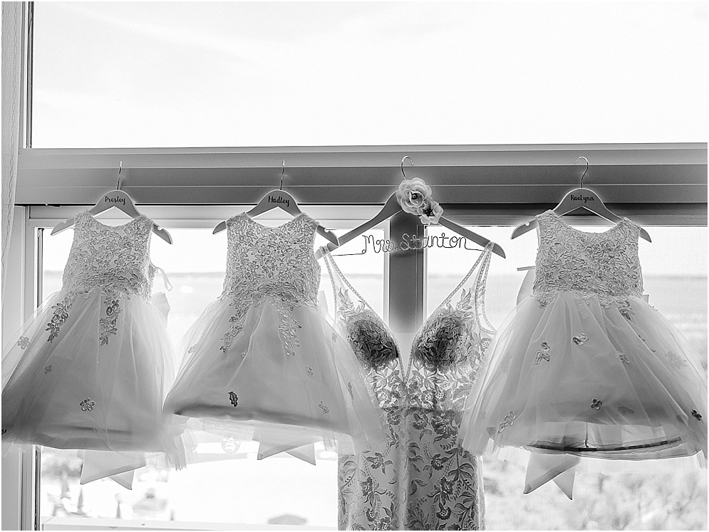 A wild Hyatt wedding where the ceremony took place on a dock on the Choptank River in Cambridge, Maryland..