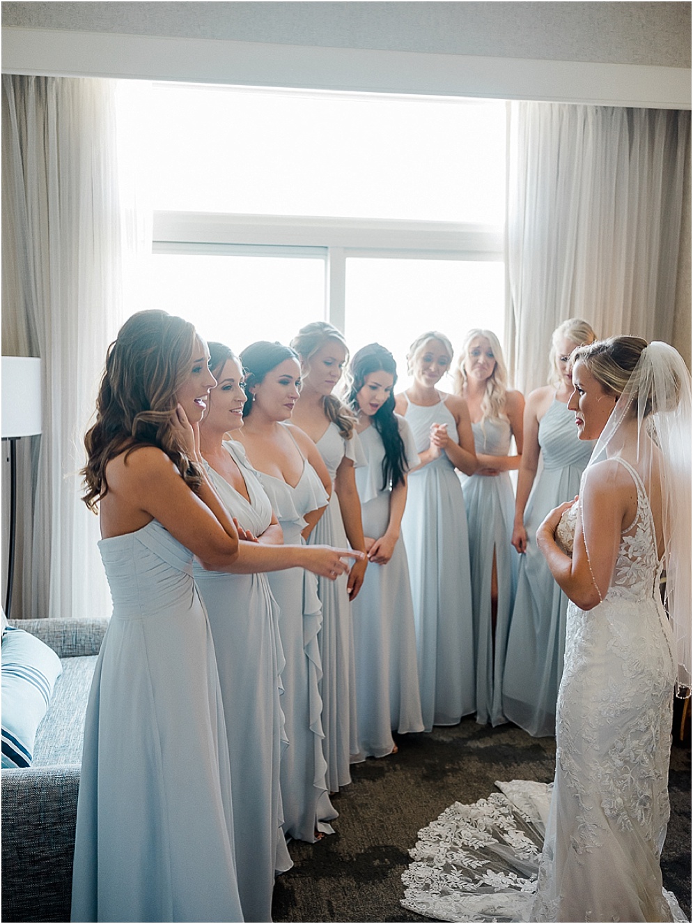 A wild Hyatt wedding where the ceremony took place on a dock on the Choptank River in Cambridge, Maryland..