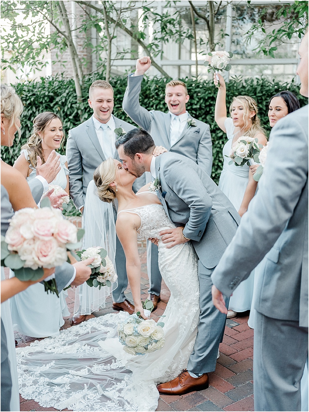 A wild Hyatt wedding where the ceremony took place on a dock on the Choptank River in Cambridge, Maryland.