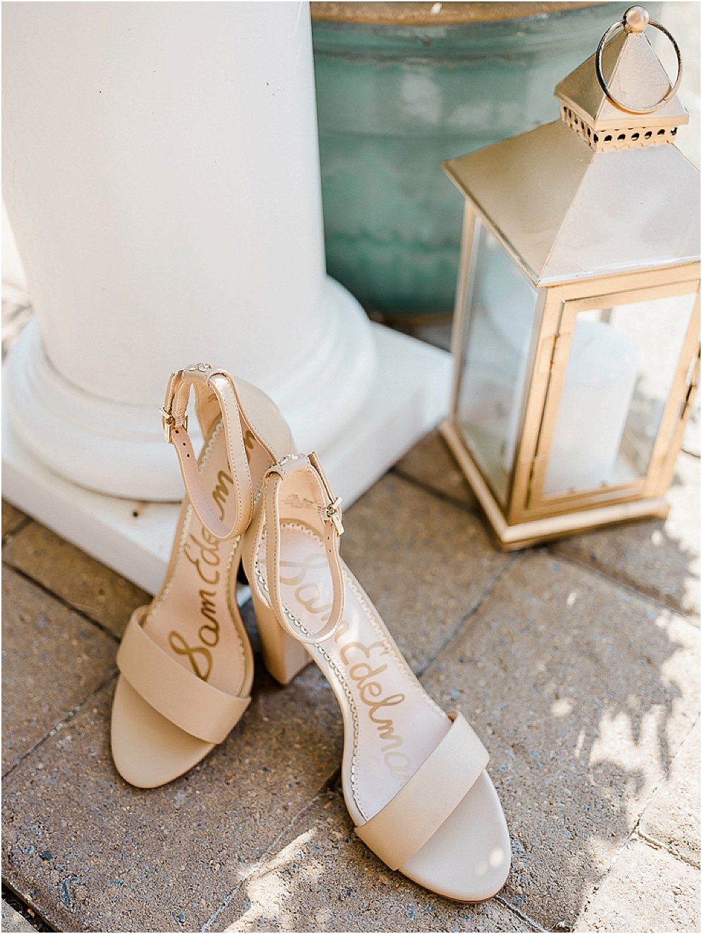 A playful Annapolis backyard wedding on the water featuring twinkle lights and greenery.