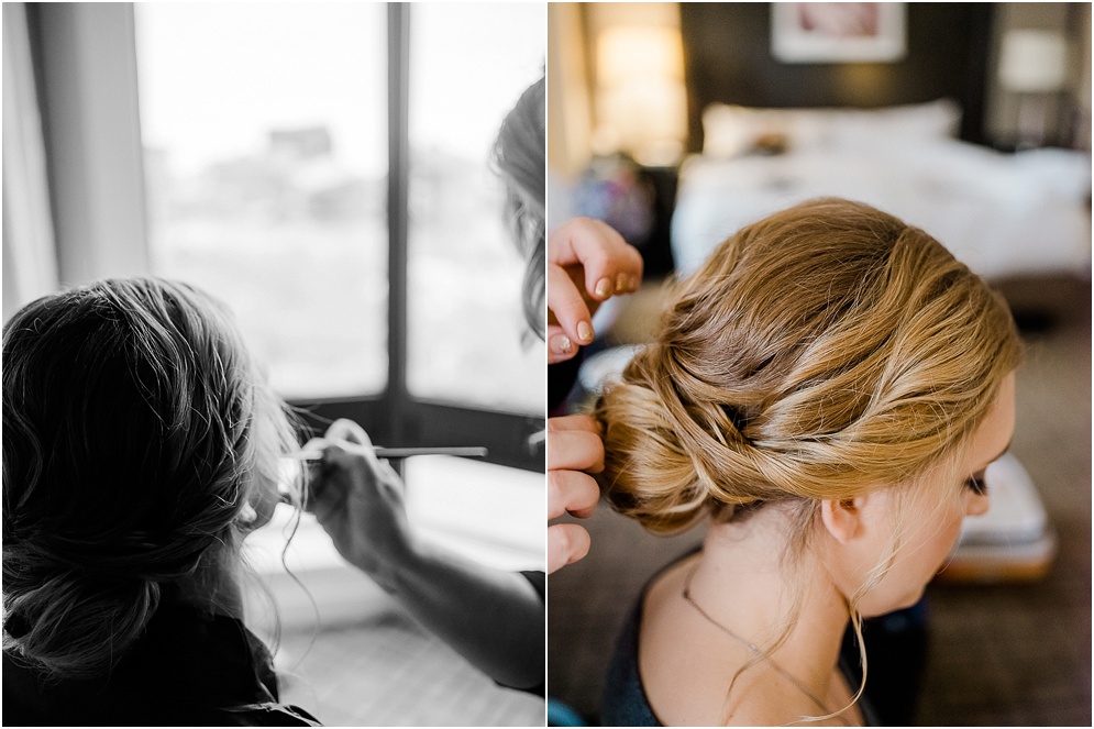 A chic, industrial wedding at the Winslow Room in Baltimore, Maryland.