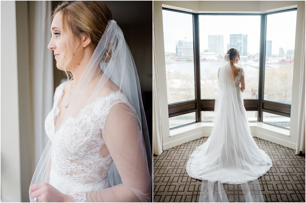 A chic, industrial wedding at the Winslow Room in Baltimore, Maryland.