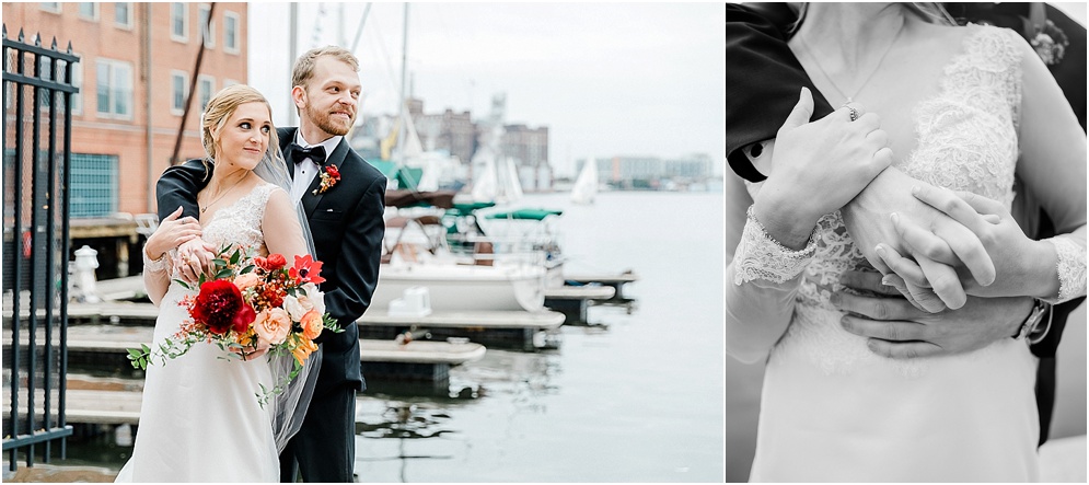 A chic, industrial wedding at the Winslow Room in Baltimore, Maryland.