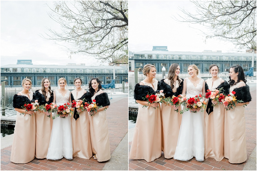 A chic, industrial wedding at the Winslow Room in Baltimore, Maryland.