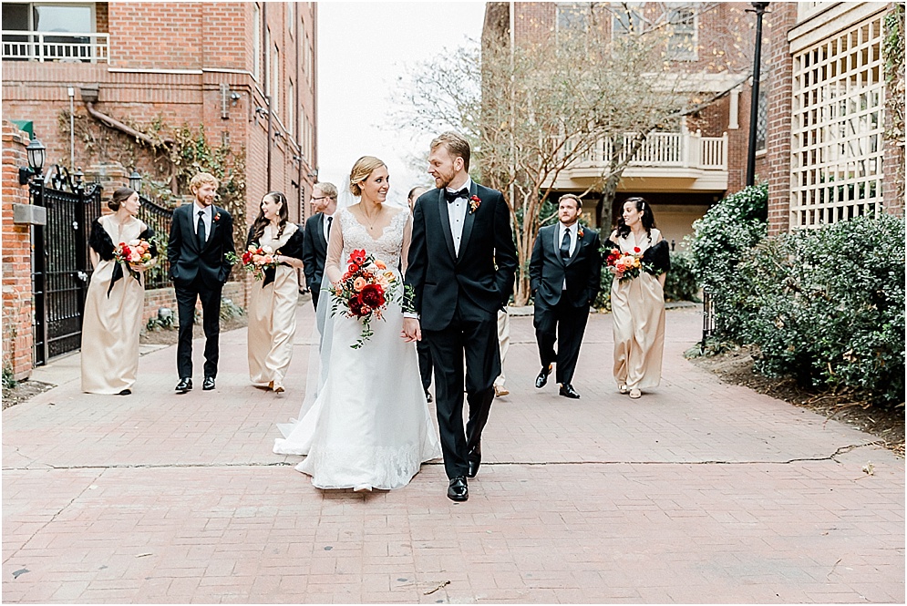 A chic, industrial wedding at the Winslow Room in Baltimore, Maryland.
