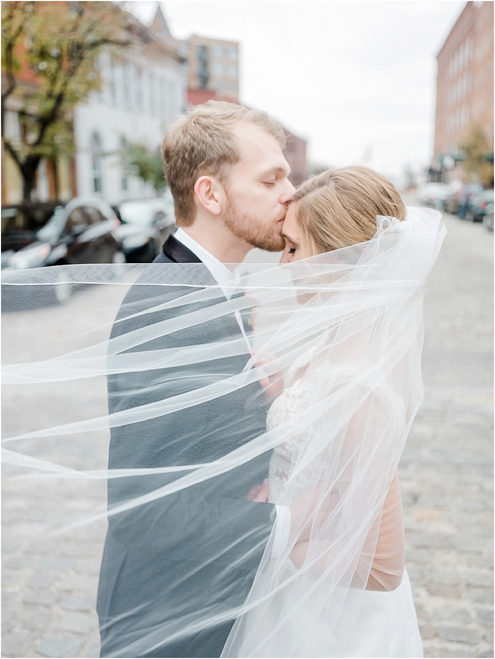 A chic, industrial wedding at the Winslow Room in Baltimore, Maryland.