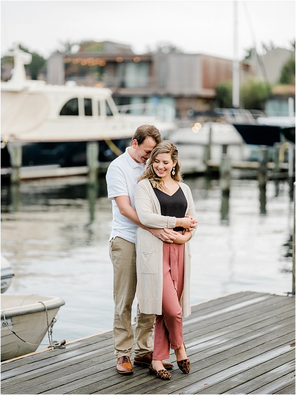 A playful engagement session in Downtown Annapolis
