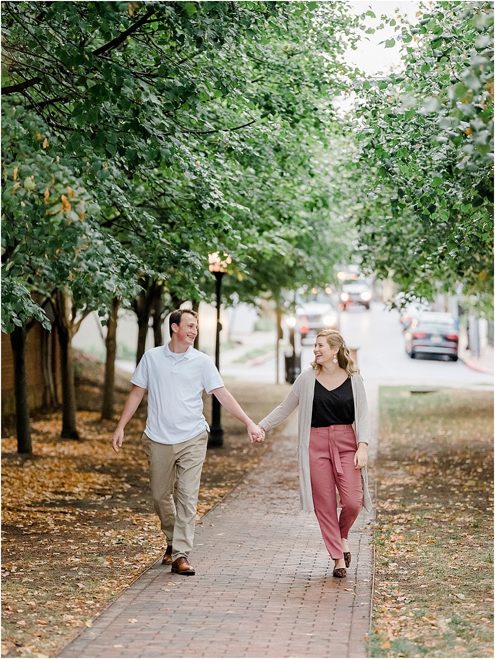 A playful engagement session in Downtown Annapolis