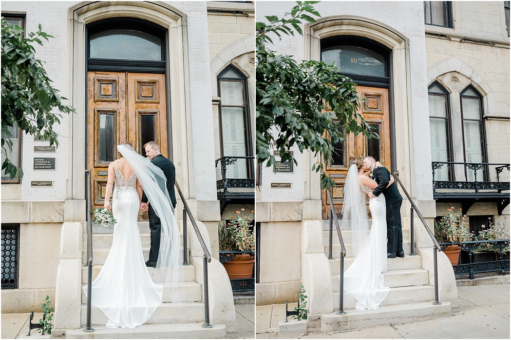 A black and gold Great Gatsby themed wedding at the Belvedere Hotel in Baltimore, Maryland.