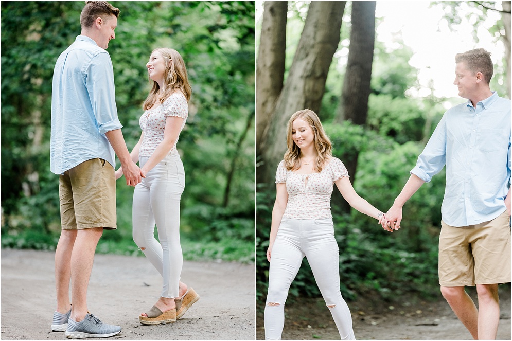 A hidden forest photo shoot at Shenk's Ferry Wildflower Preserve in Lancaster, Pennsylvania. 