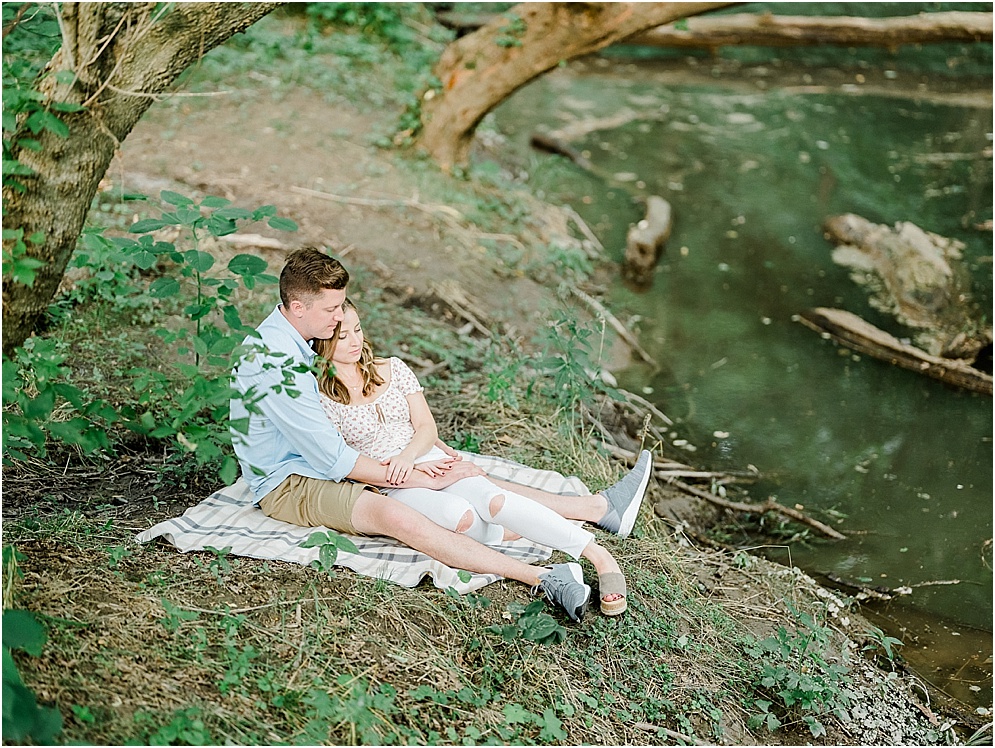 A hidden forest photo shoot at Shenk's Ferry Wildflower Preserve in Lancaster, Pennsylvania. 