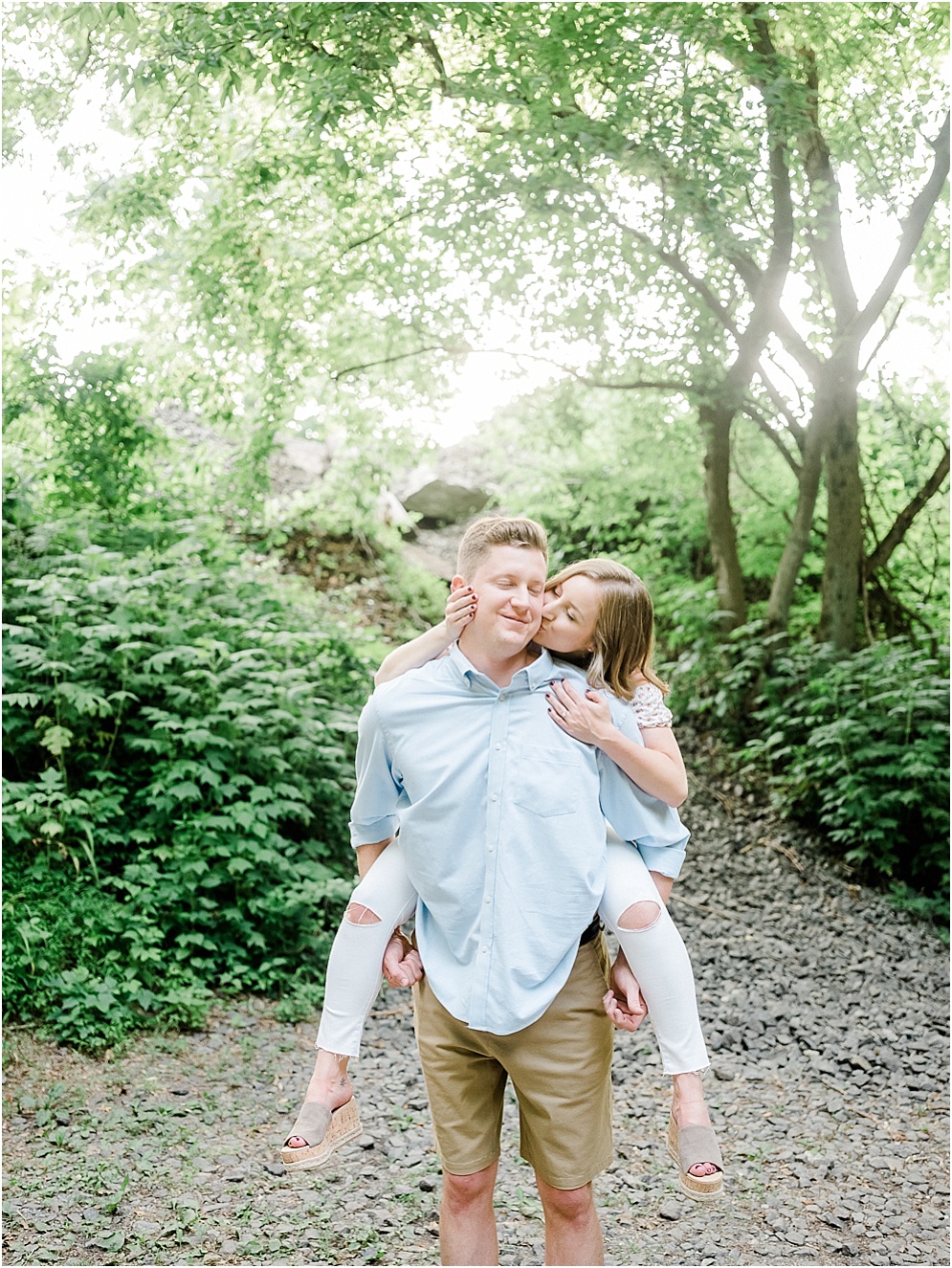 A hidden forest photo shoot at Shenk's Ferry Wildflower Preserve in Lancaster, Pennsylvania. 