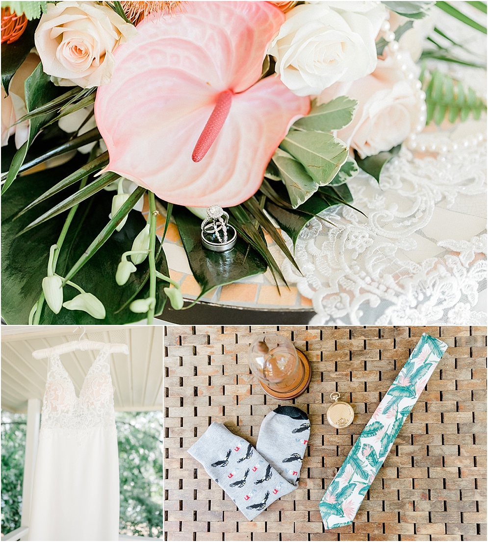 A colorful, island inspired wedding at Herrington on the Bay.