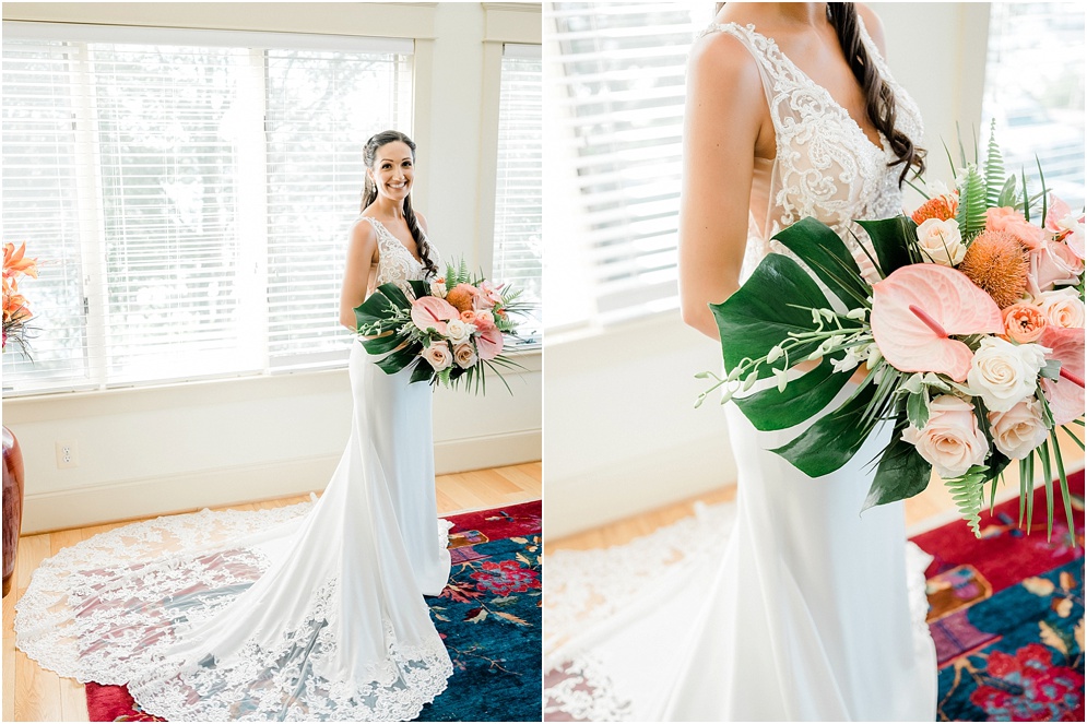 A colorful, island inspired wedding at Herrington on the Bay.