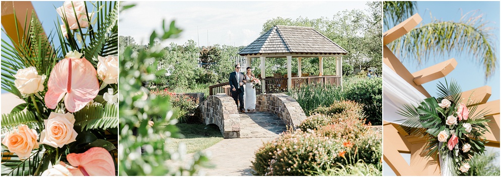 A colorful, island inspired wedding at Herrington on the Bay.