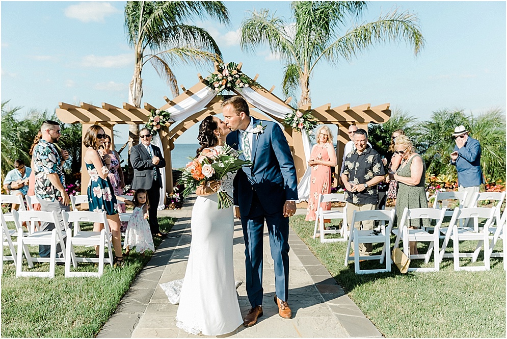 A colorful, island inspired wedding at Herrington on the Bay.