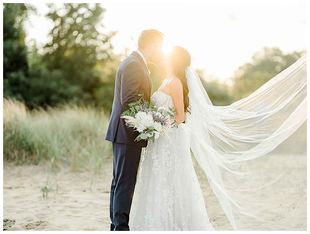 A navy and periwinkle nautical wedding at the Chesapeake Bay Foundation in Annapolis, Maryland.