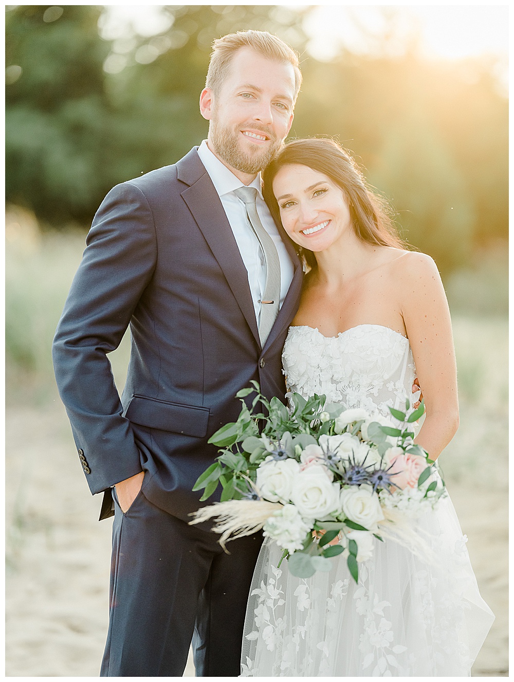 A navy and periwinkle nautical wedding at the Chesapeake Bay Foundation in Annapolis, Maryland.