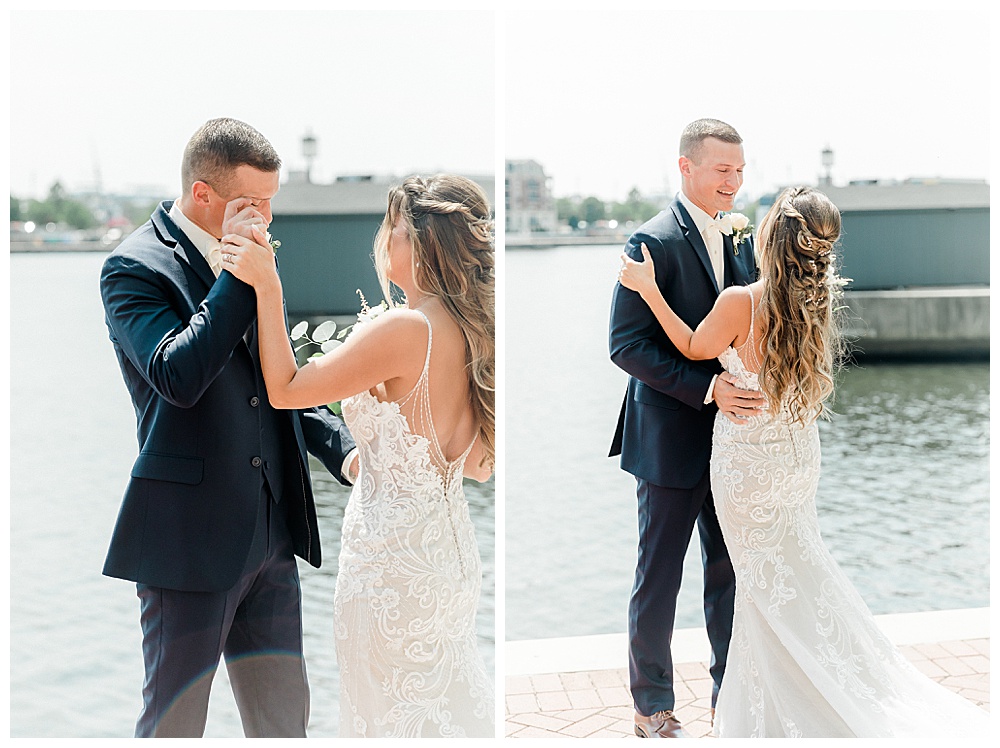 A glamorous, modern, gold wedding at Mt. Washington Dye House.