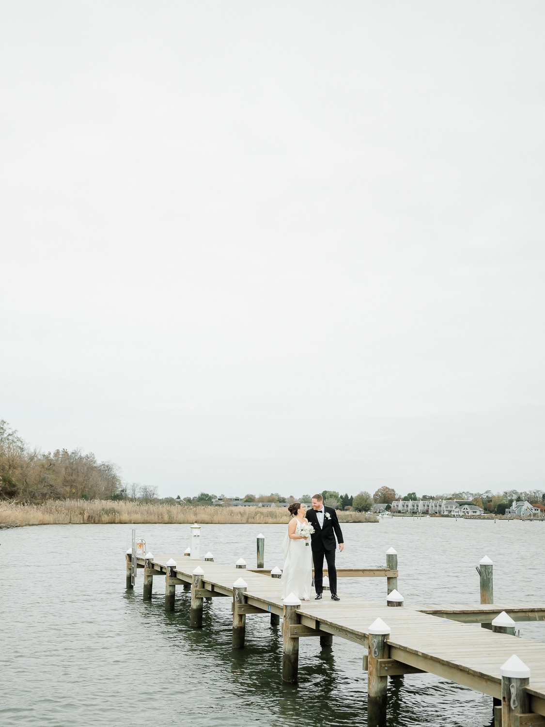 The Kent Island Resort is a wedding venue on the Cox Creek with a historic, intimate vibe.